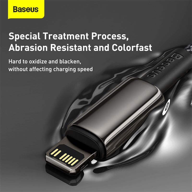 Baseus Tungsten Gold Fast Charging iPhone 12 Kabel Data Type-C to iP PD 20W - Baseus Indonesia