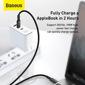 Baseus Kabel Data Type-C to Type-C Fast Charge PD Quick Charge 4.0 100W 1M