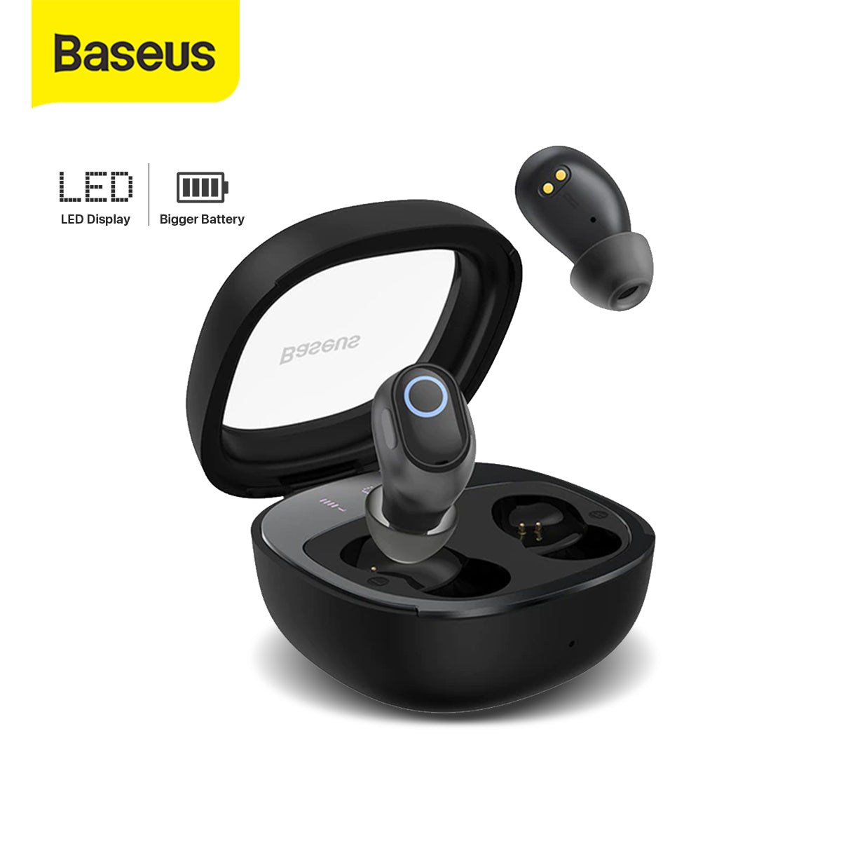 Baseus WM02 Plus TWS Headset Bluetooth Earphone Mini Earbuds