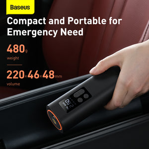 Baseus Super Mini Inflator Air Pump Pompa Ban Portable Mobil Elektronik