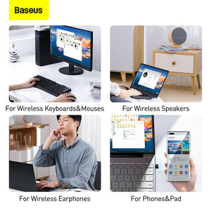 Baseus Mini Usb BA04 Bluetooth Dongle Wireless Adapter V5.0 Adaptor