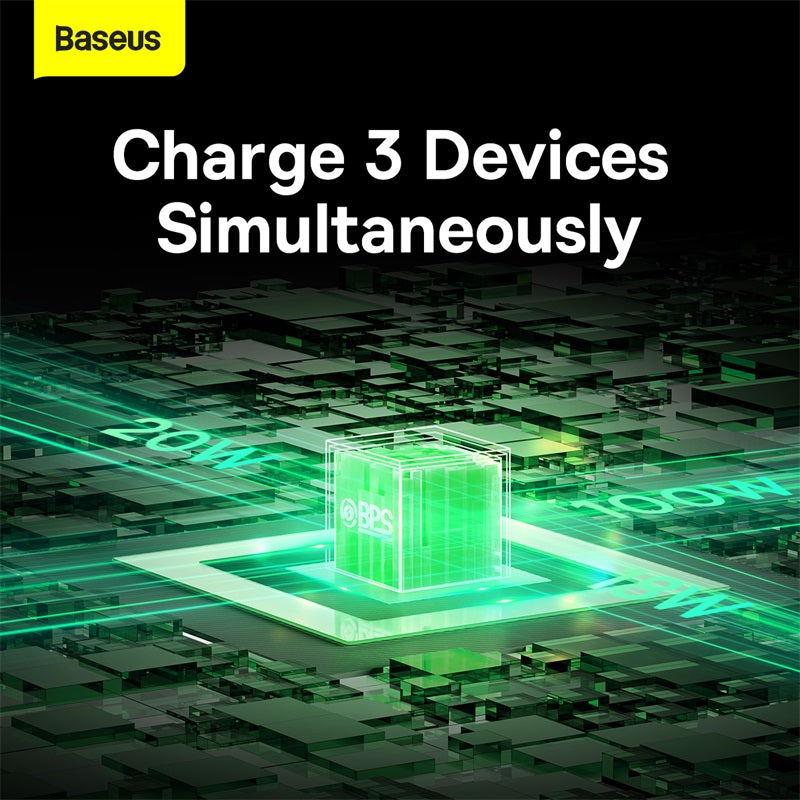 Baseus 3IN1 100W Kabel Data Retractable Fast Charging Micro Iphone Lightning Type C