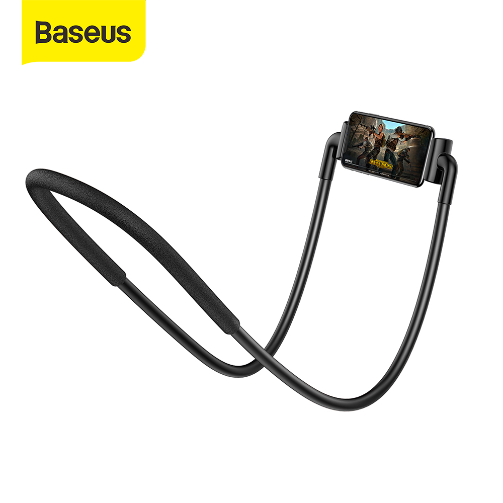 Baseus Lazypod Leher dan Pinggang Lazy Neck Phone Holder Cell Stand