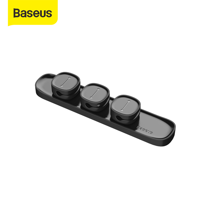 Baseus Peas Cable Clip Penjepit Kabel Holder Organizer Magnetic