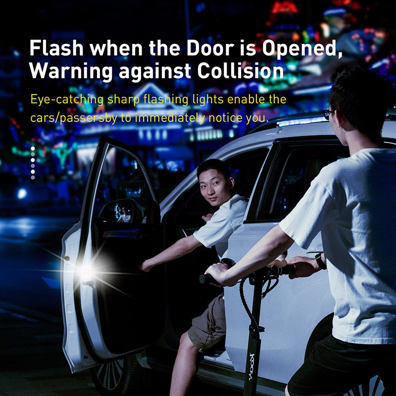 Lampu Pintu Mobil Led Baseus Safety Car Door Warning Light Led