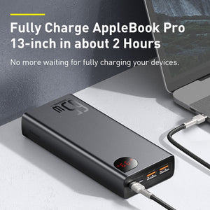 Baseus Adaman Power Bank 65W Fast Charging Quck Charge Type C PD