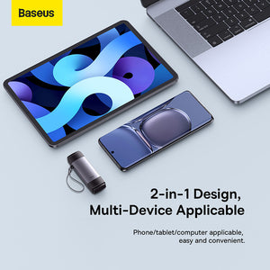 Baseus Card Reader USB 3.0 Type-C to SD TF High Speed 2IN1 OTG Adapter