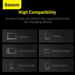 Baseus 100W Fast Charging Power Bank Quick Charge Type C PD Macbook