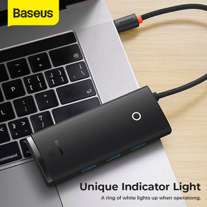 Baseus Lite Series USB Type C HUB to USB 3.0 4IN1 Ports Adapter