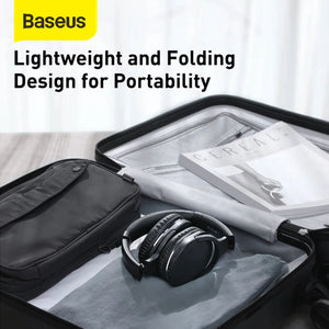 Baseus D02 Pro Foldable Headphone Bluetooth Wireless/Wired V5.0 - Baseus Indonesia