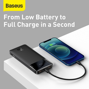 Baseus Bipow Power Bank Fast Charging 20W iPhone Samsung Huawei PD Quick Charging