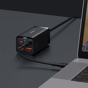 Baseus Gan3 Pro Kepala Charger 100W Fast Charging 4IN1 Adaptor USB Type-C