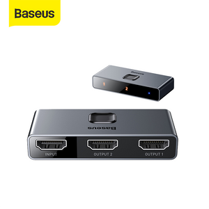 Baseus Matrix HDMI Switcher 4K 60HZ Audio Adaptor For PS4 TV BOX