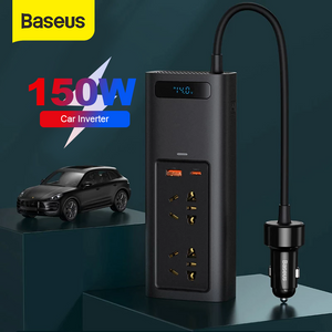 Baseus Car Charger Inverter DC to AC Type-C USB Fast Charging 150W EU