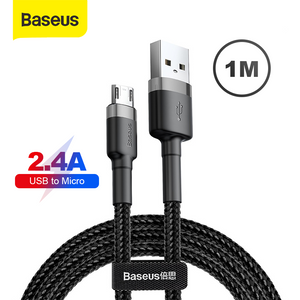 Baseus Kabel Data Micro Cafule Cable For Micro Quick Charge 2.4a 1m