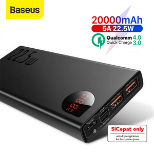 Baseus Adaman Fast Charging Power Bank Quick Charge 20000mAh 4.0 3.0 Type C PD - Baseus Indonesia