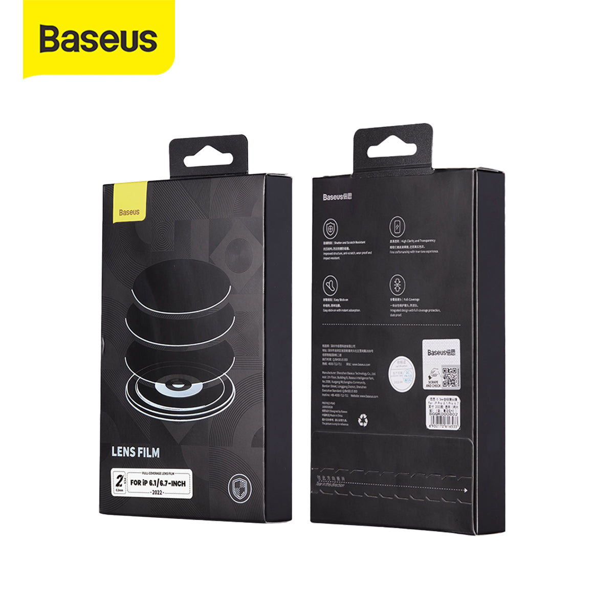 Baseus Full Lens Back Camera Protector Anti Gores Kamera Iphone 14