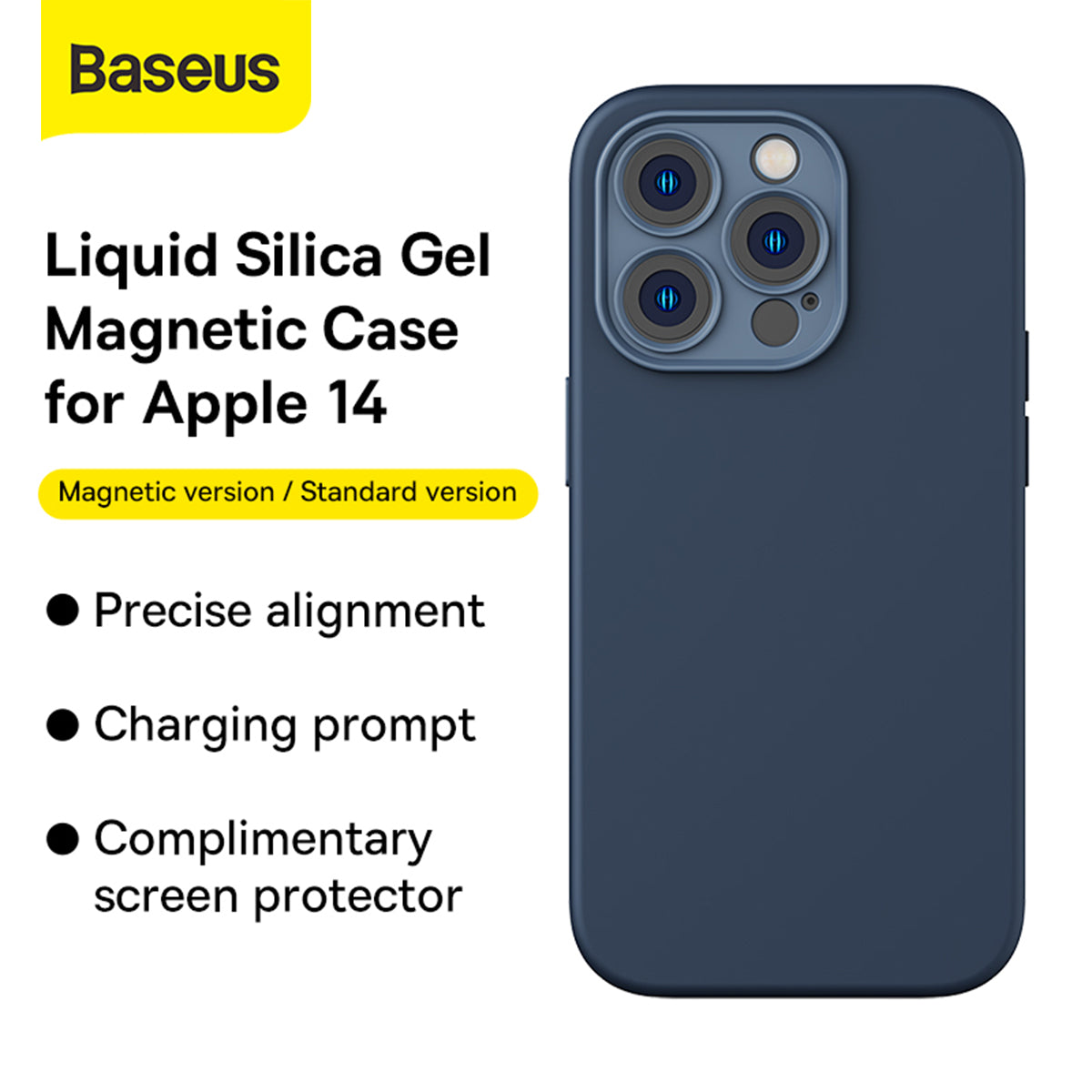 Baseus Casing Iphone 14 Magnetic Apple Magsafe Softcase Silica Gel