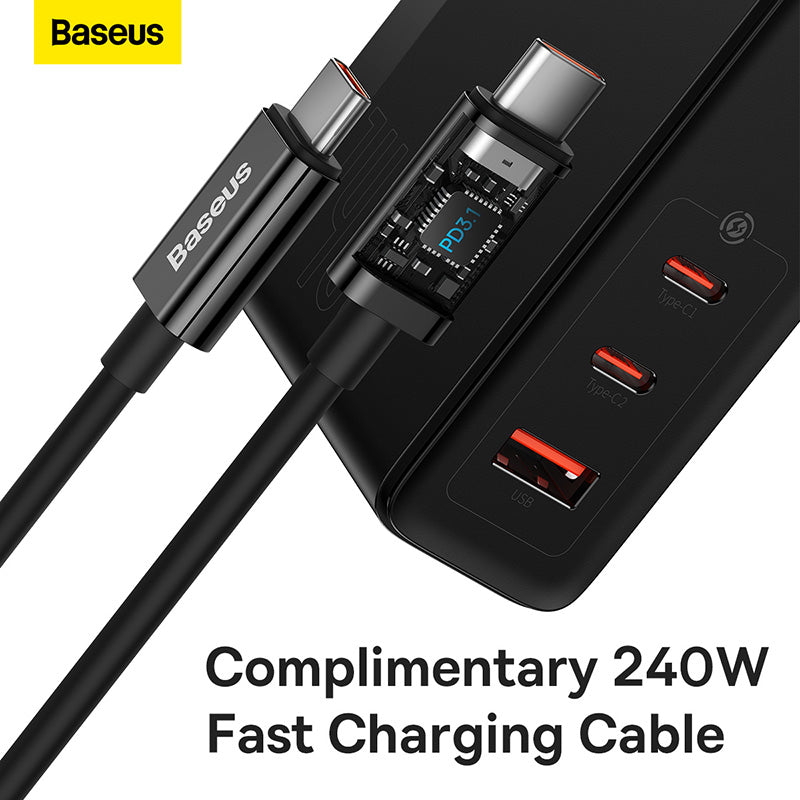 Baseus GaN 5 PRO 140W Fast Charger Handphone Adaptor Laptop USB Type C