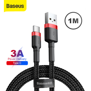 Baseus Kabel Data Type-C Cafule Cable For Type-C Quick Charge 3a