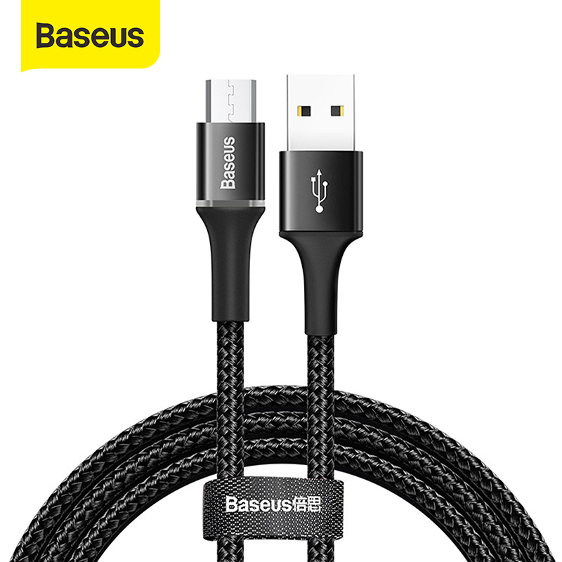 Kabel Data LED Baseus Halo Fast Charging iPhone/Micro USB/Type-C 1M - Baseus Indonesia